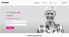 Desktop Screenshot of bonapart.com